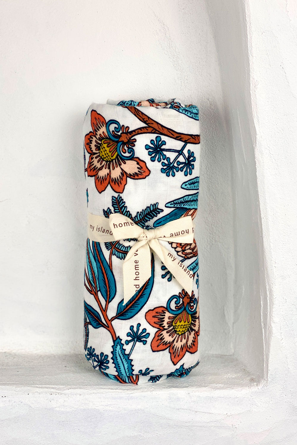 Banksia Organic Cotton Baby Wrap | White