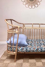 Banksia Organic Cotton Fitted Cot Sheet | White