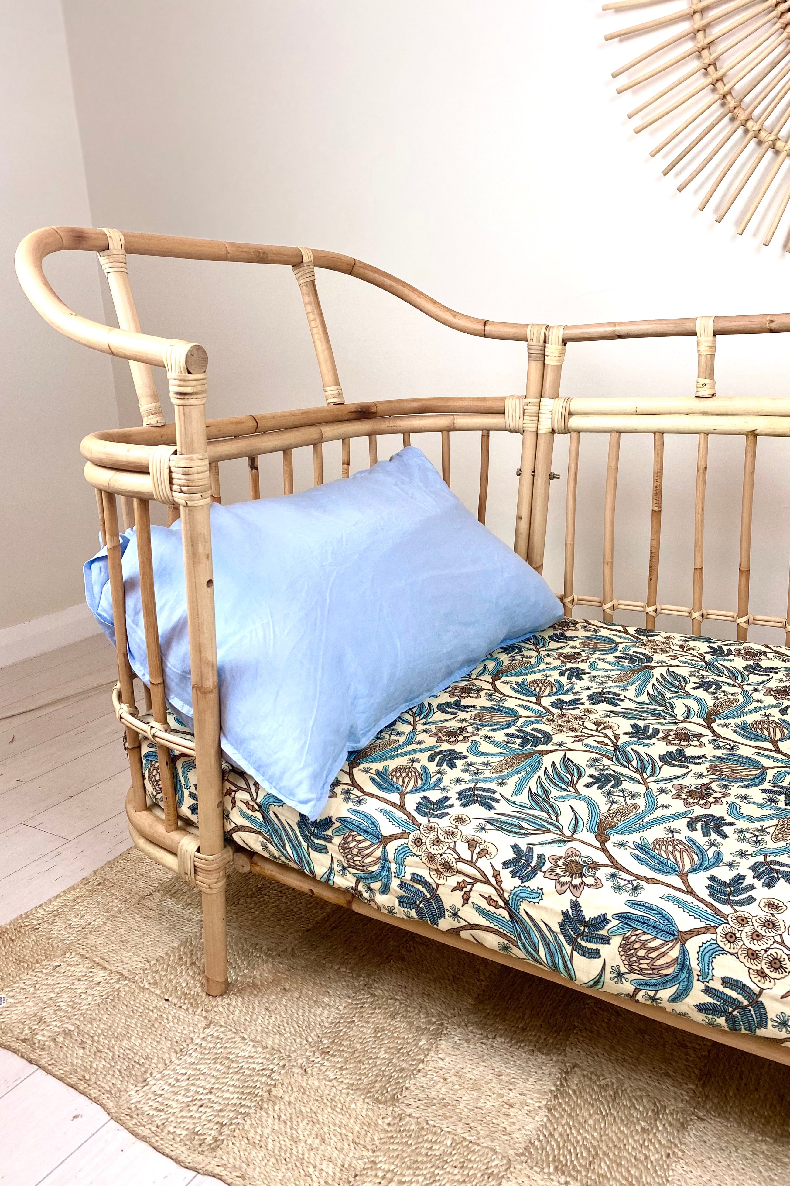 Banksia Organic Cotton Fitted Cot Sheet | Natural