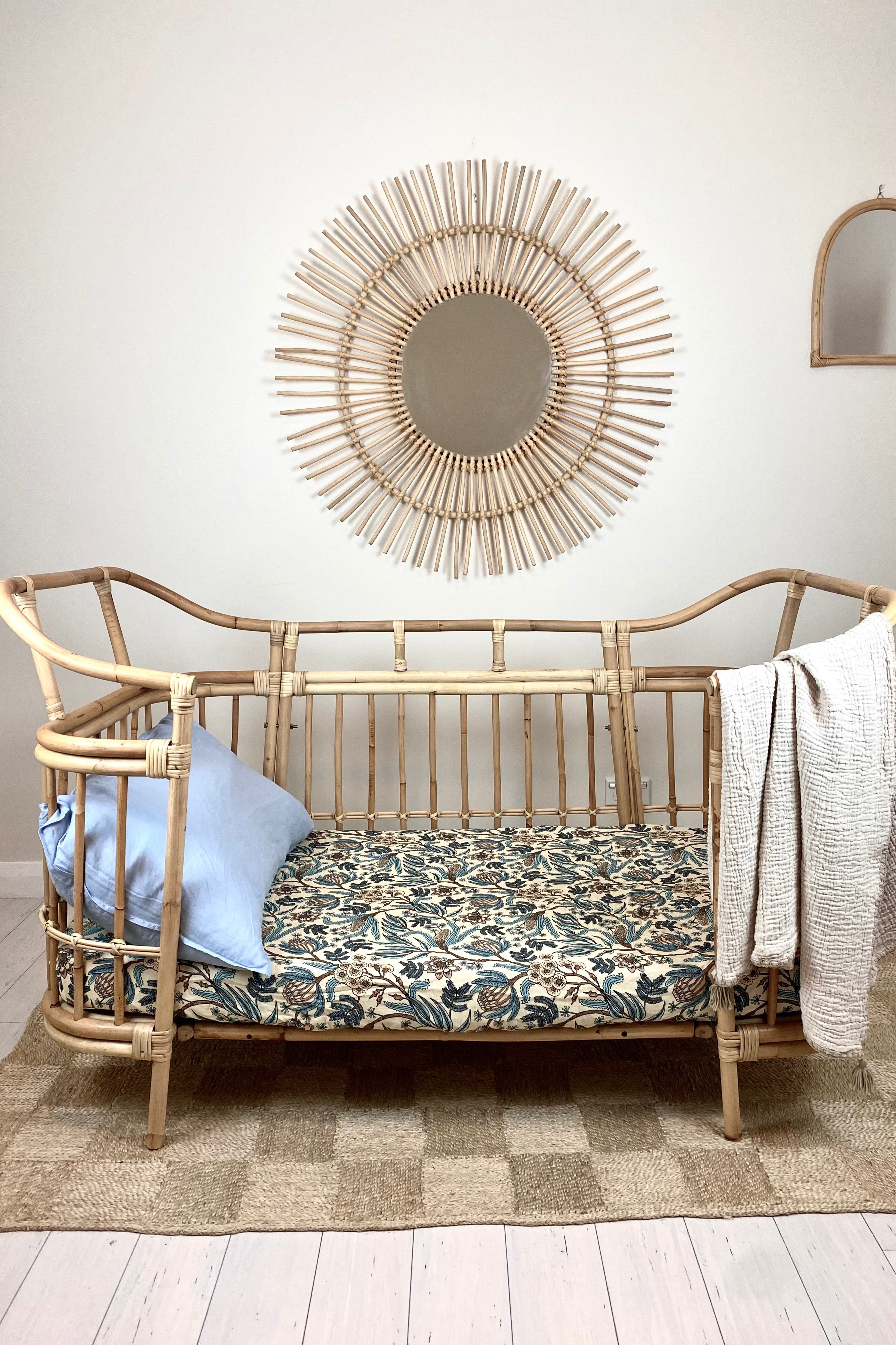 Banksia Organic Cotton Fitted Cot Sheet | Natural