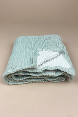 Bora Bora Baby Blanket | Sage + Natural