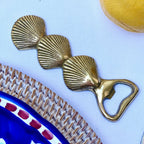 Brass Bottle Opener | Clam Shell - MY ISLAND COLLECTIVE