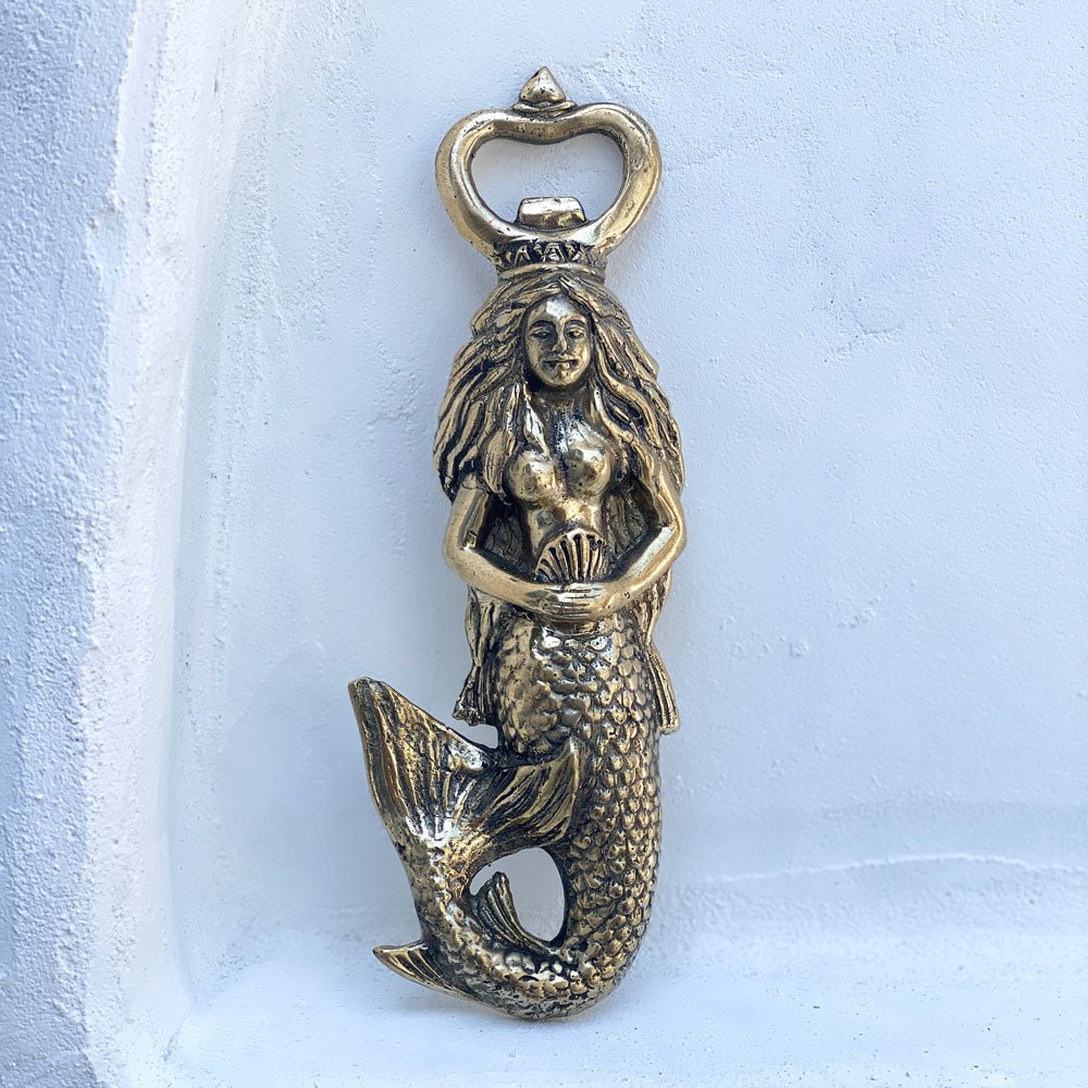 Brass Bottle Opener | Mermaid - MY ISLAND COLLECTIVE
