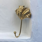 Brass Clam Shell | Wall Hook - MY ISLAND COLLECTIVE