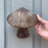 Scallop Shell Brass Door Knocker | Antique Brass