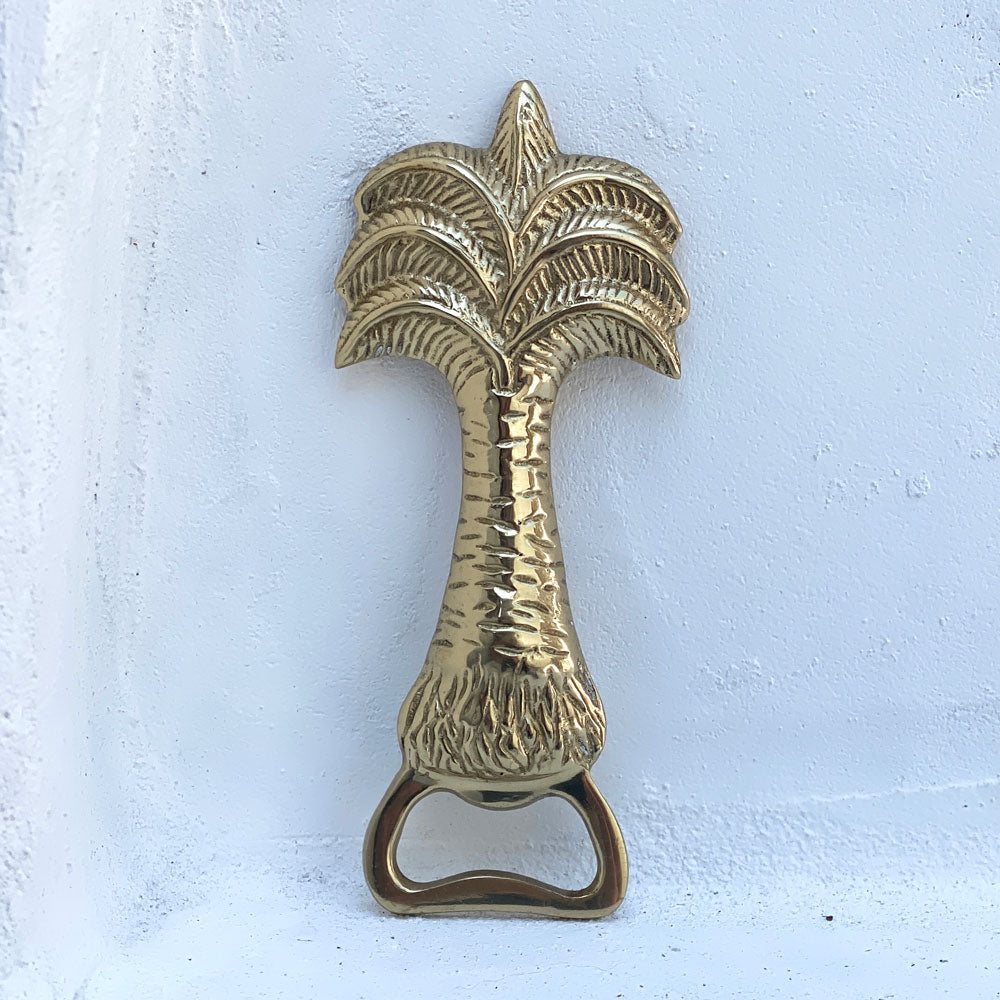 Brass Palm Bottle Opener | Royal Palm - MY ISLAND COLLECTIVE