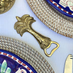 Brass Palm Bottle Opener | Royal Palm - MY ISLAND COLLECTIVE