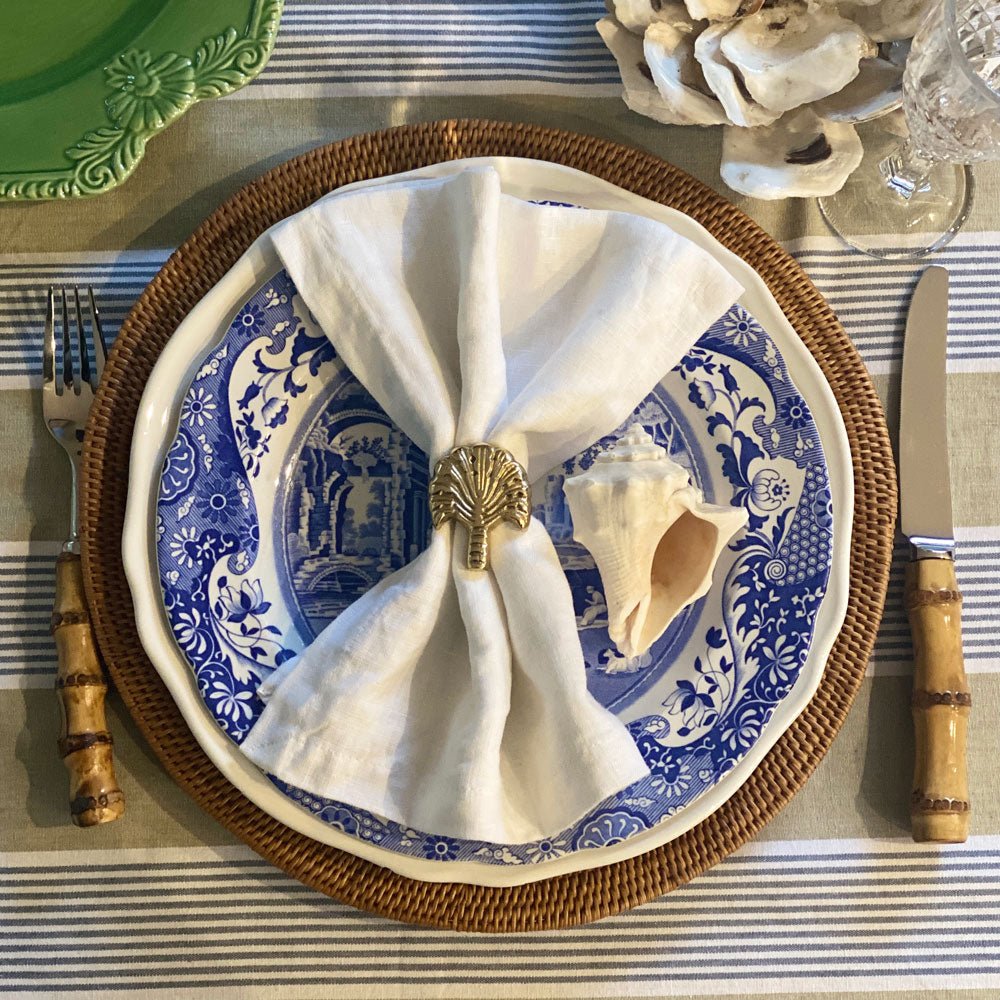 Brass Palm Tree Napkin Ring | Date Palm - MY ISLAND COLLECTIVE