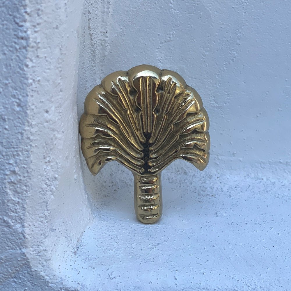 Brass Palm Tree Napkin Ring | Date Palm - MY ISLAND COLLECTIVE