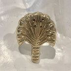 Brass Palm Tree Napkin Ring | Date Palm - MY ISLAND COLLECTIVE