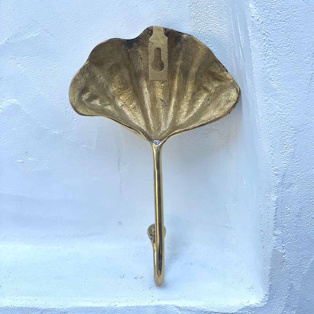 Brass Clam Shell | Wall Hook