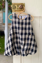 Chiara Bubble Dress - Black & White - MY ISLAND COLLECTIVE