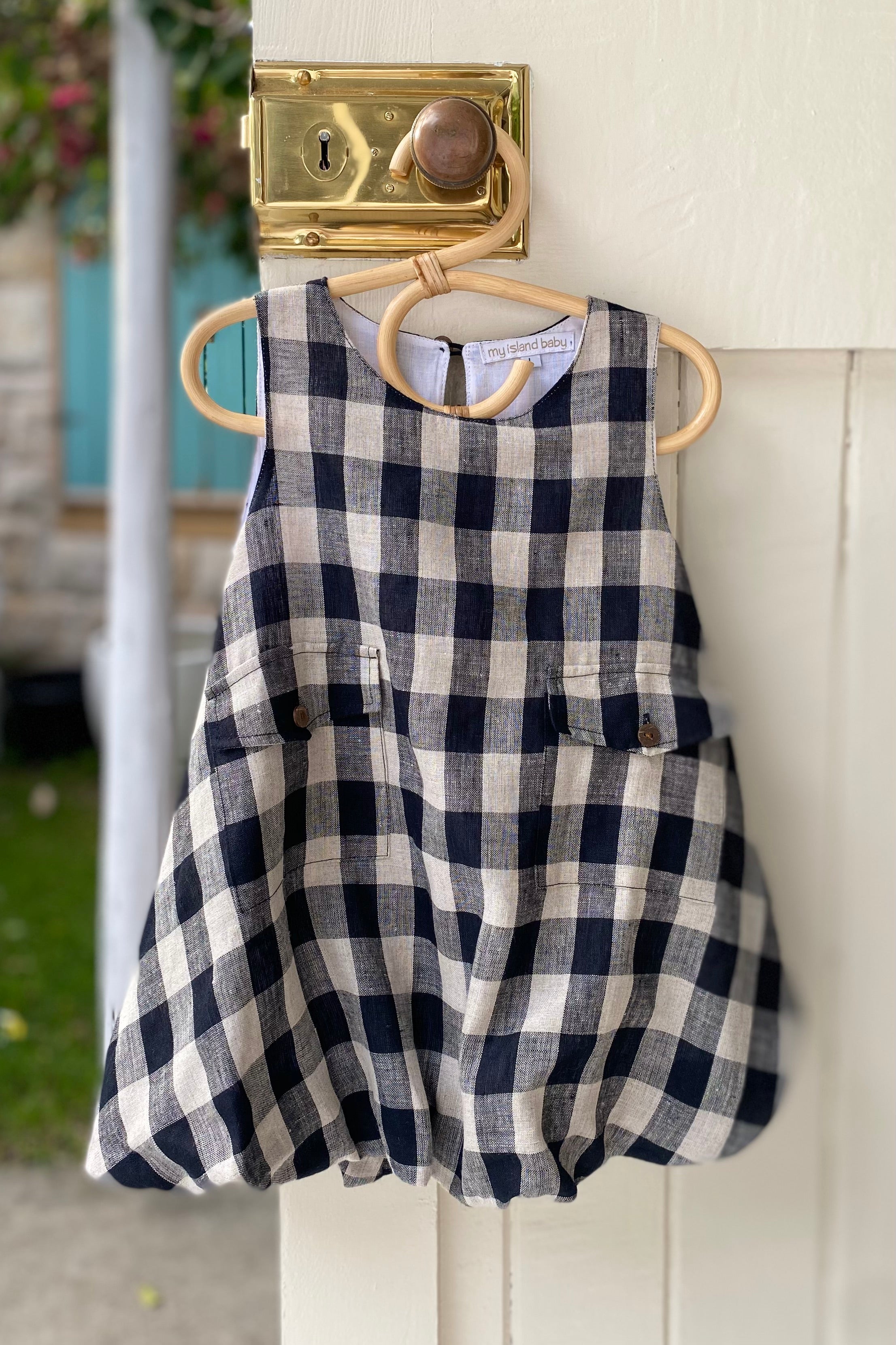 Chiara Bubble Dress - Black & White - MY ISLAND COLLECTIVE