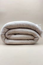 Corsica Bed Cover | Beige + Natural - MY ISLAND COLLECTIVE