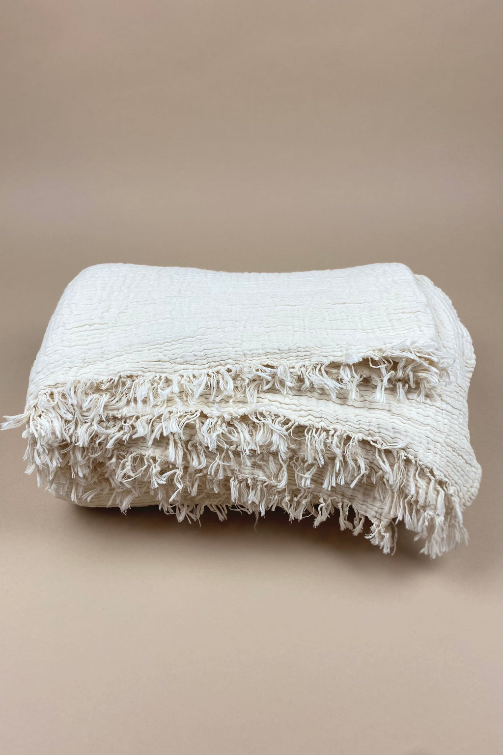 Corsica Bed Cover | Creme - MY ISLAND COLLECTIVE