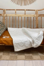 Isola French Flax Linen Fitted Cot Sheet | Mustard