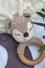 Crochet Baby Deer Rattle