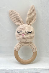 Crochet Baby Bunny Rattle