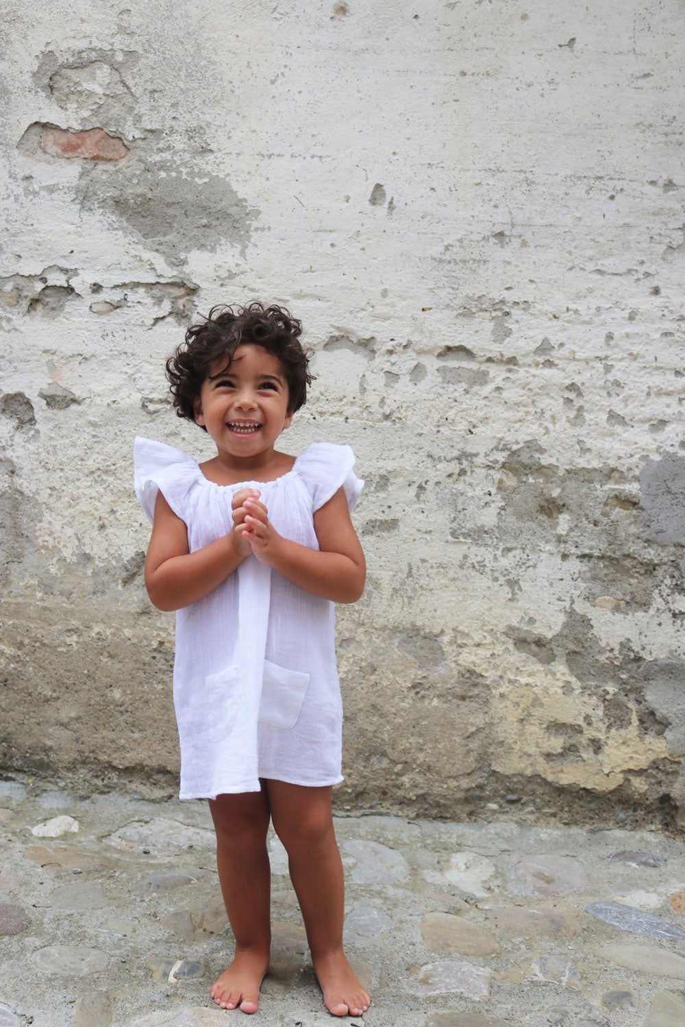 Estillio Smock Dress & Top White - Baby - MY ISLAND COLLECTIVE