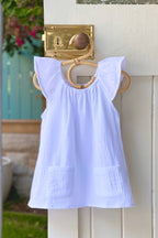 Estillio Smock Dress & Top White - Baby - MY ISLAND COLLECTIVE