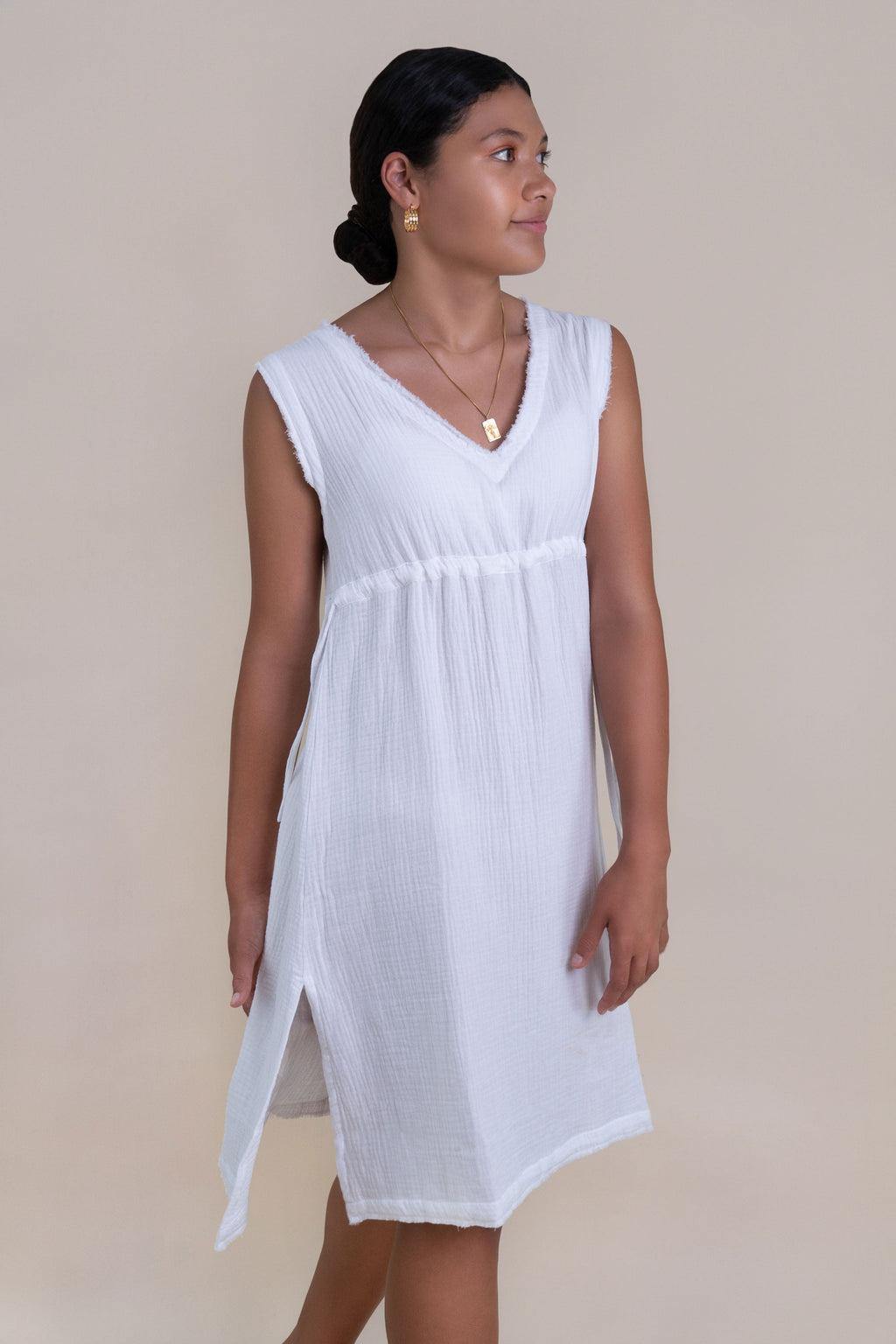 Florence Resort Dress | White - MY ISLAND COLLECTIVE