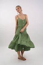 Freya Tiered Maxi Dress - MY ISLAND COLLECTIVE