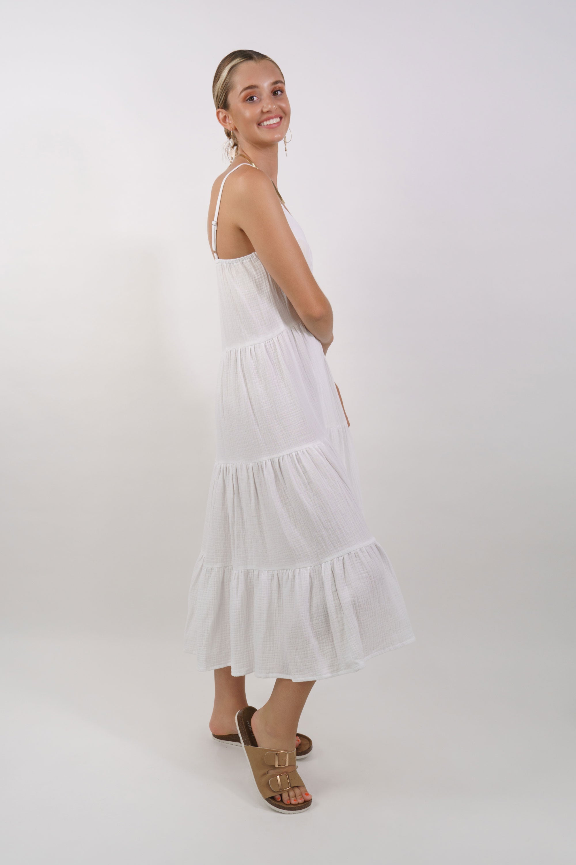 Freya Tiered Maxi Dress - MY ISLAND COLLECTIVE