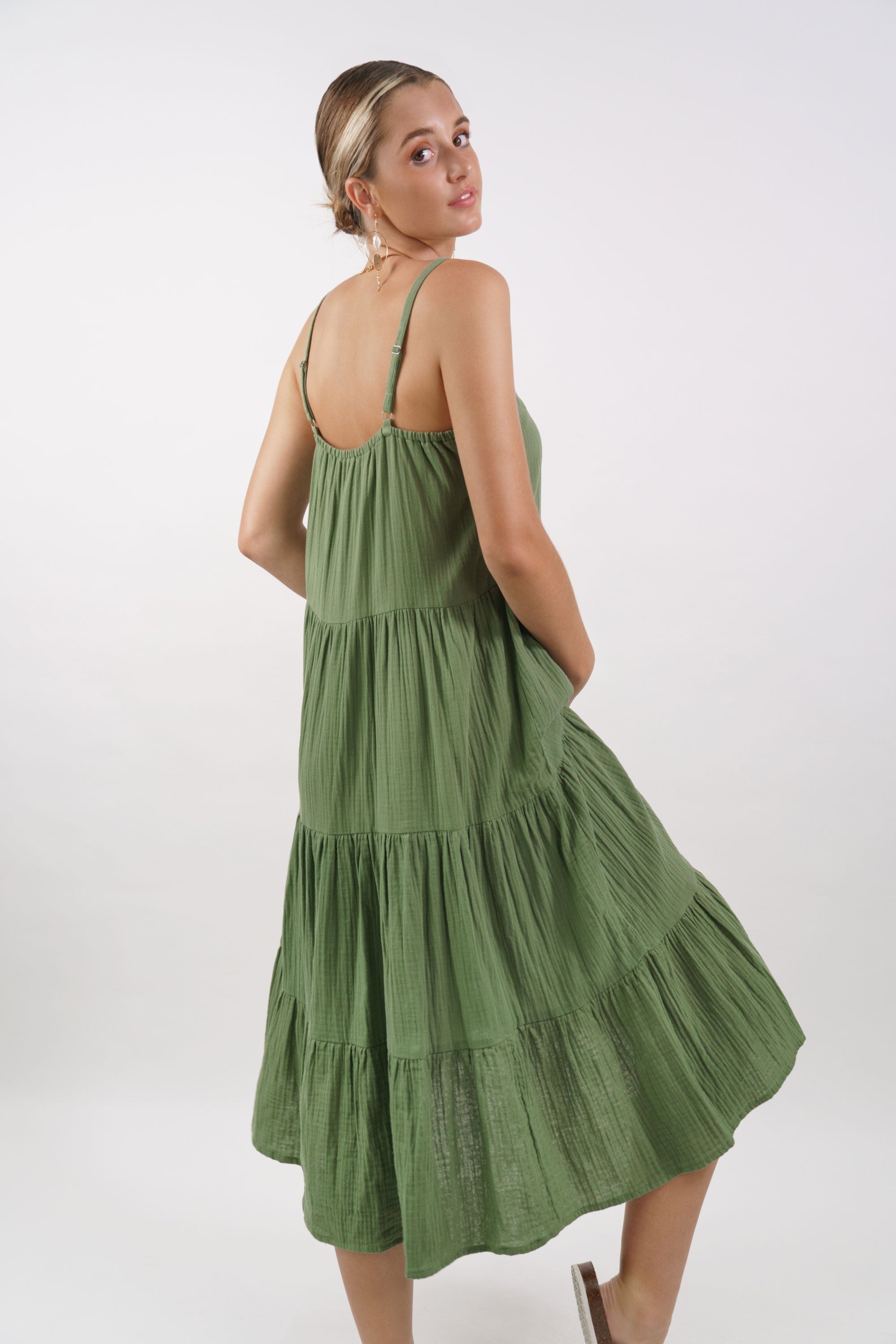 Freya Tiered Maxi Dress - MY ISLAND COLLECTIVE