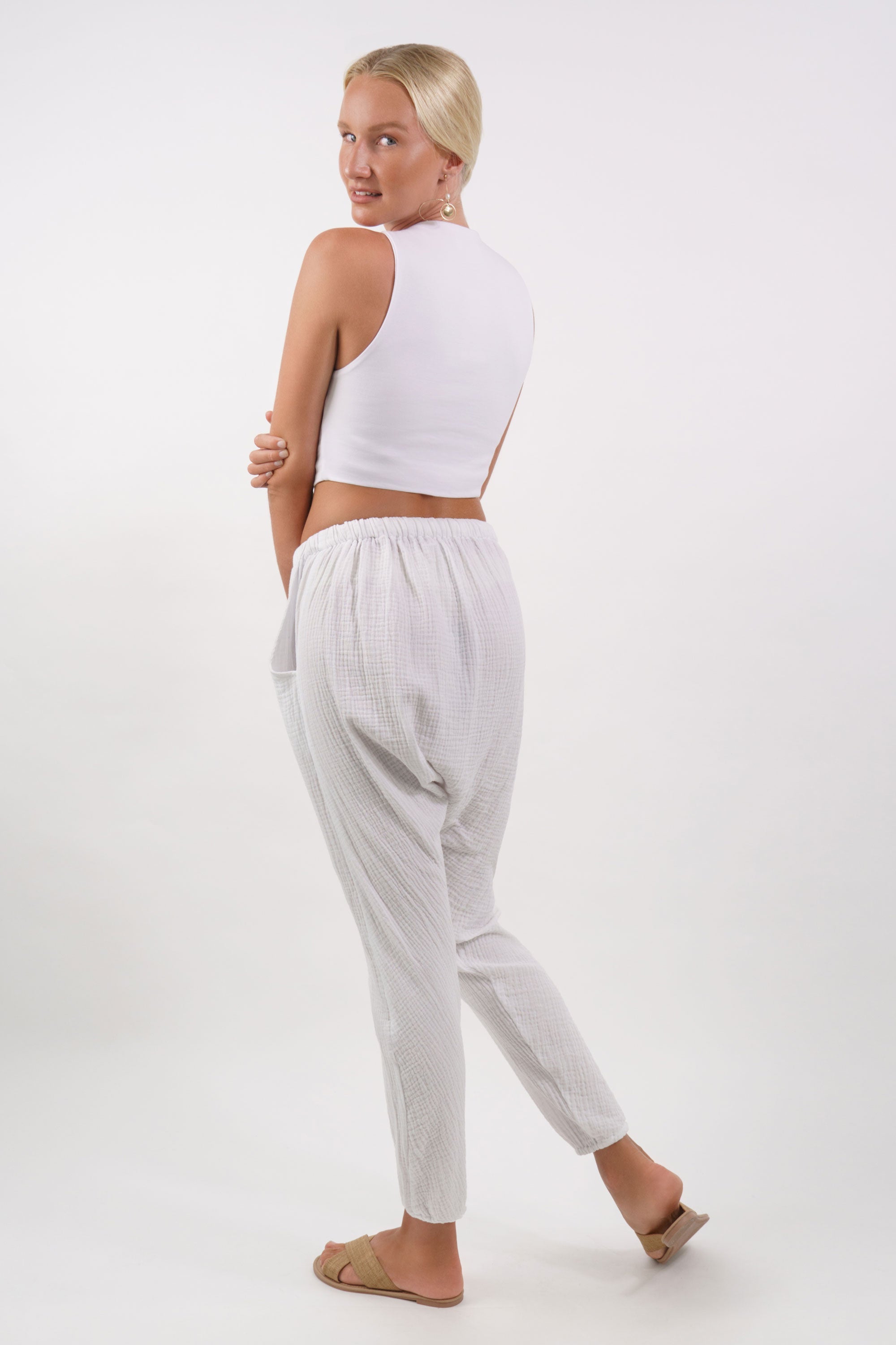 Genoa Slouch Pant - MY ISLAND COLLECTIVE