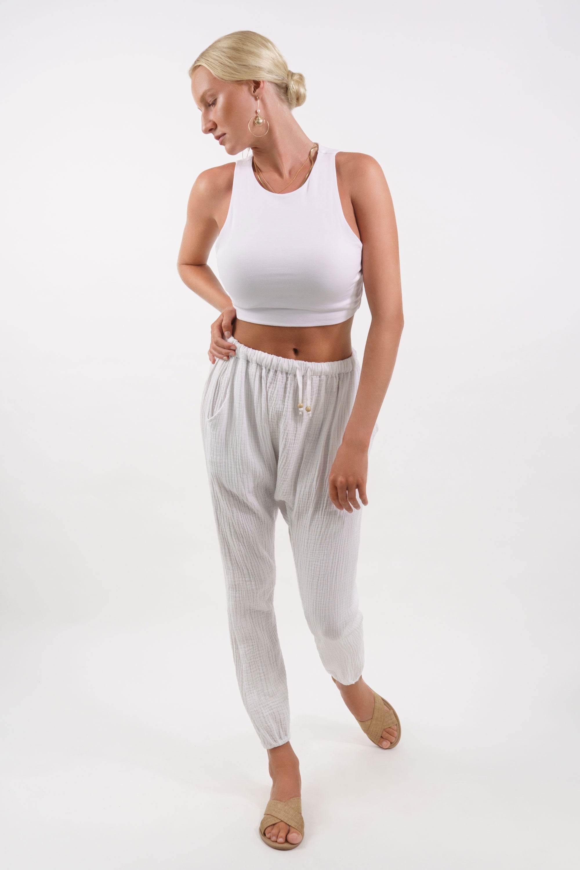 Genoa Slouch Pant - MY ISLAND COLLECTIVE