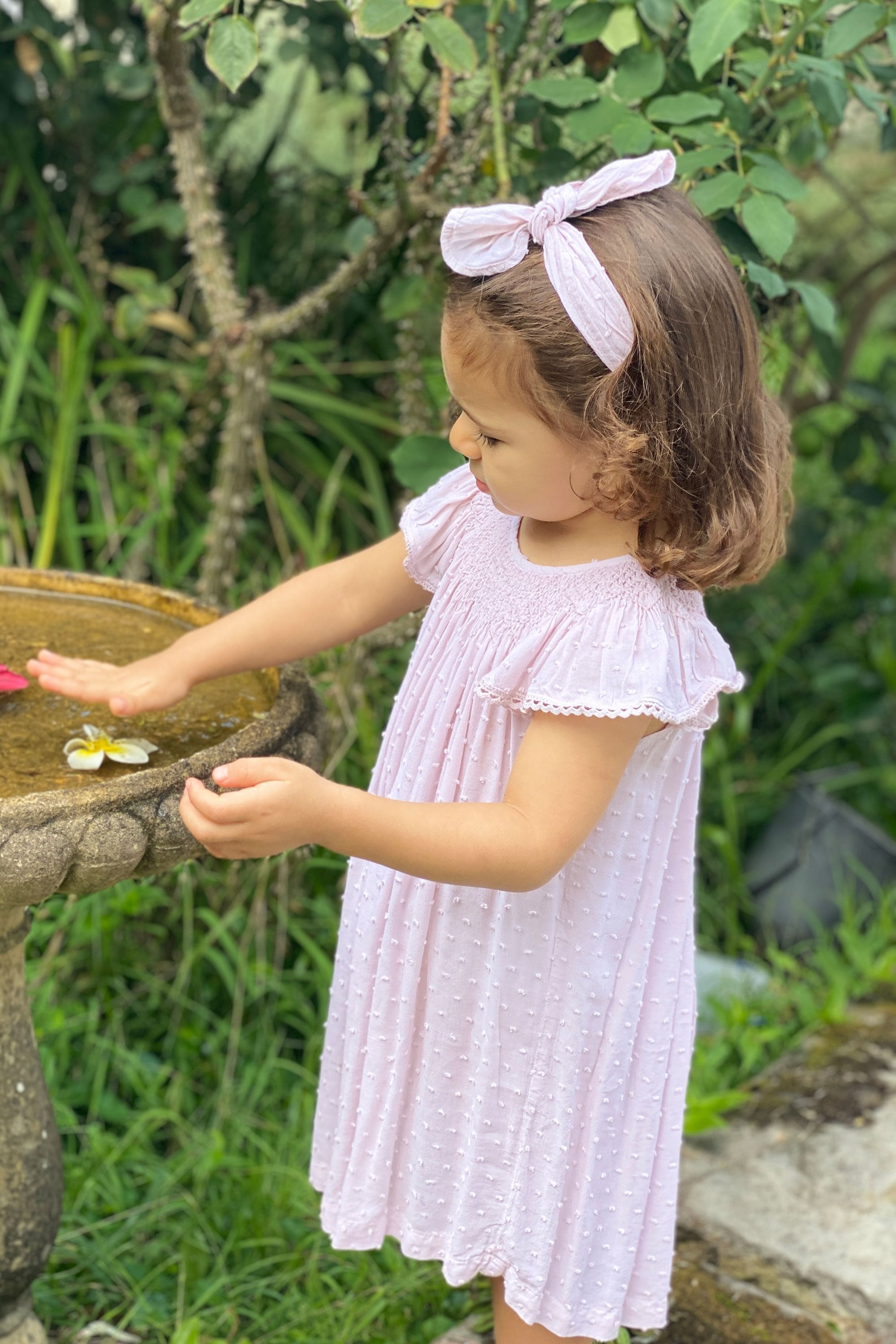 Girls Headband - Dusty Pink - MY ISLAND COLLECTIVE
