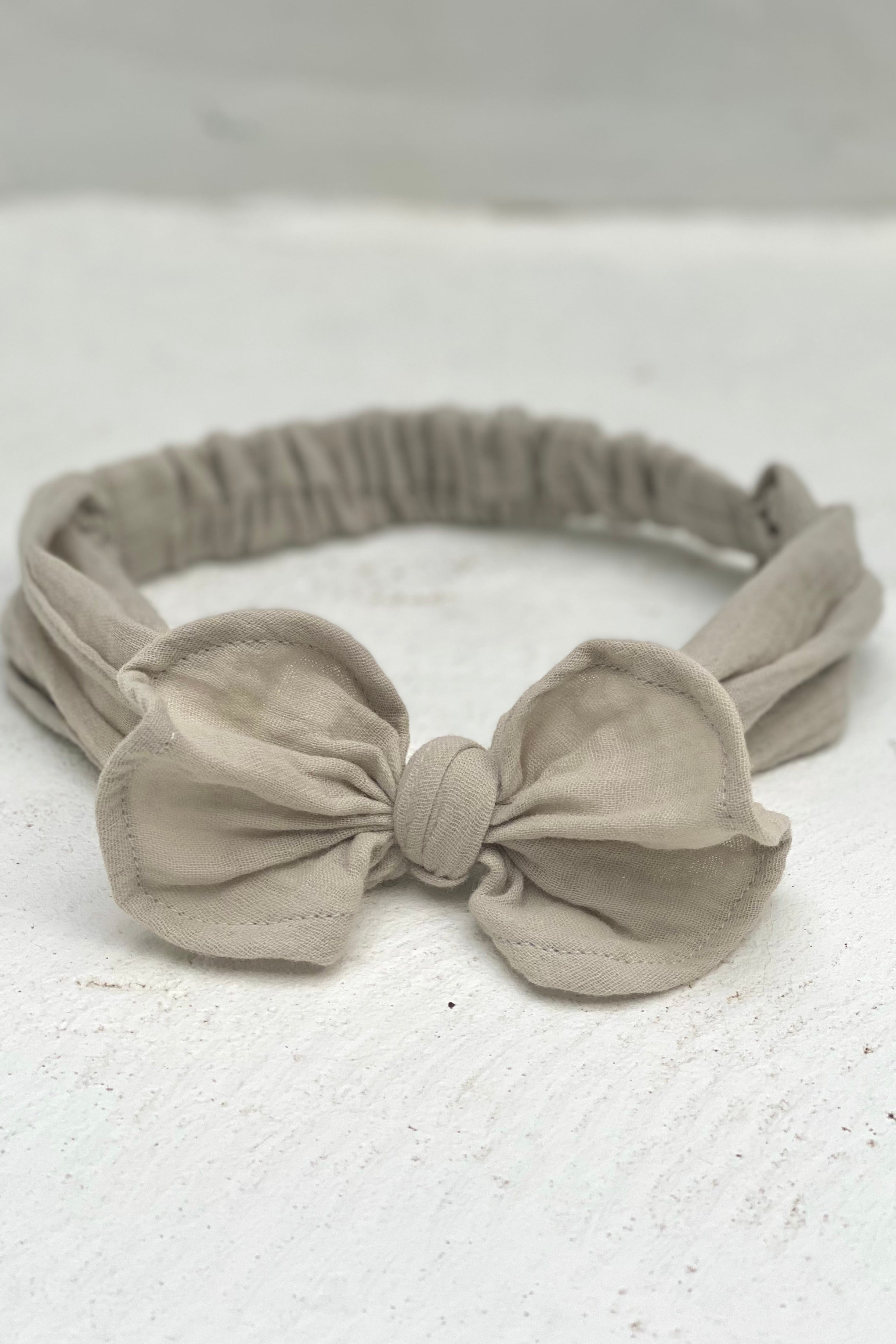 Girls Headband - Stone - MY ISLAND COLLECTIVE