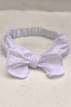 Girls Headband - White - MY ISLAND COLLECTIVE