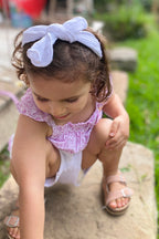 Girls Headband - White - MY ISLAND COLLECTIVE