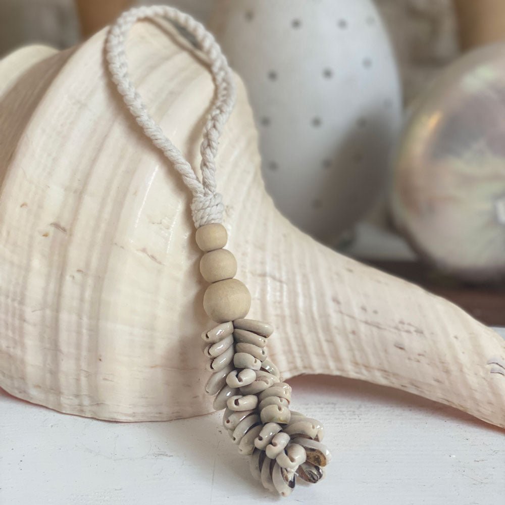 Hanging Cowrie Shell Decoration - MY ISLAND COLLECTIVE
