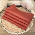 Linen napkins french flax | Cinnamon (set of 4) - MY ISLAND COLLECTIVE
