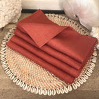 Linen napkins french flax | Cinnamon (set of 4) - MY ISLAND COLLECTIVE