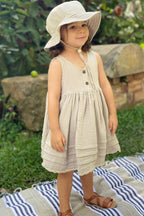 Lucia Dress - Stone - MY ISLAND COLLECTIVE