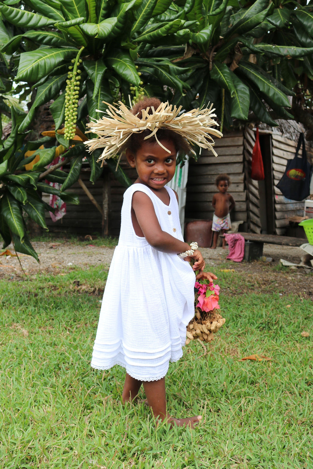 Lucia Dress - White - MY ISLAND COLLECTIVE