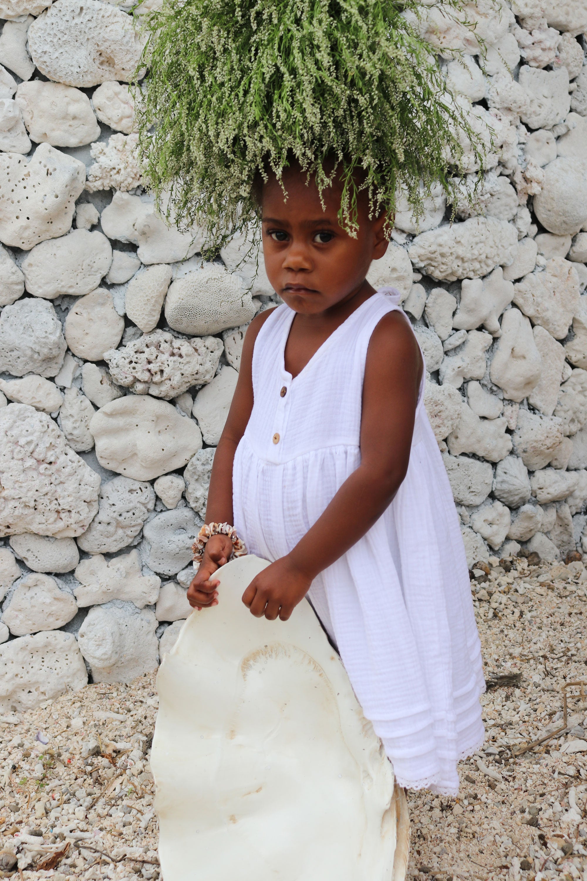 Lucia Dress - White - MY ISLAND COLLECTIVE