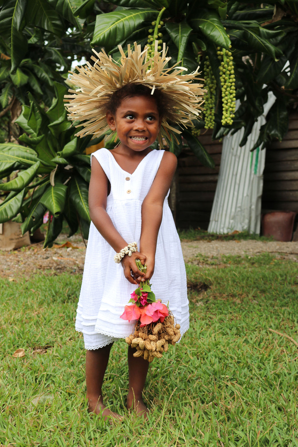 Lucia Dress - White - MY ISLAND COLLECTIVE