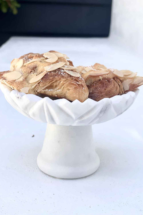 Marble Footed Trinket Bowl