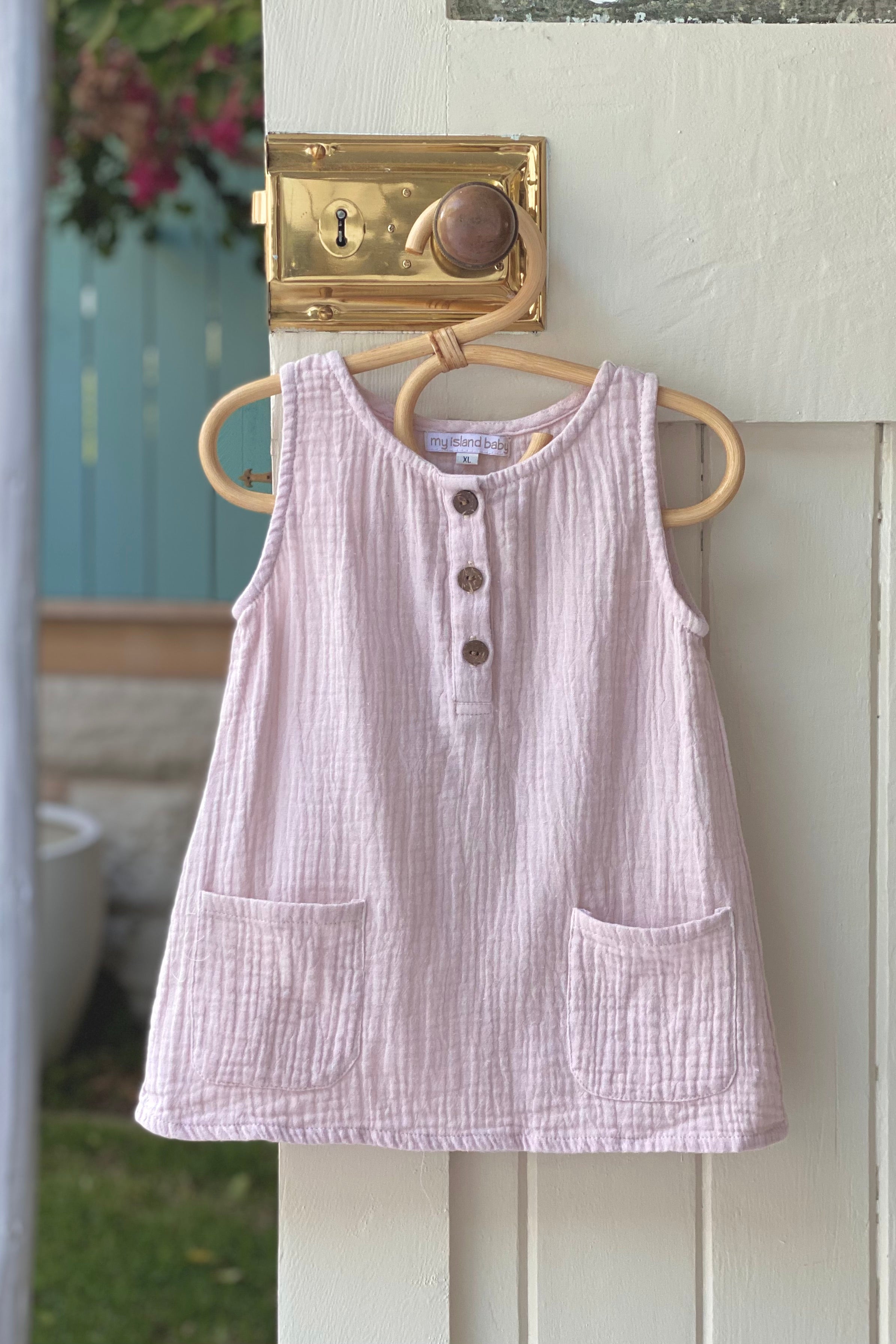 Martine Pinafore Dress - Porcini