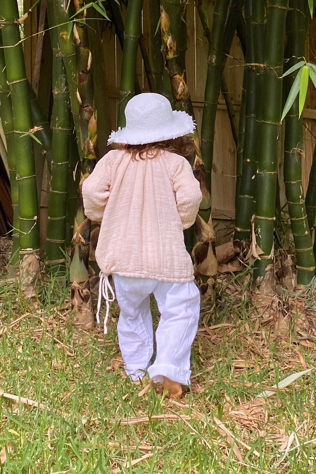 Matilde Girl's Top - Porcini - MY ISLAND COLLECTIVE