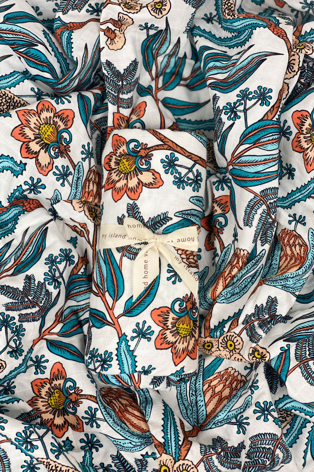 Banksia Organic Cotton Baby Wrap | White