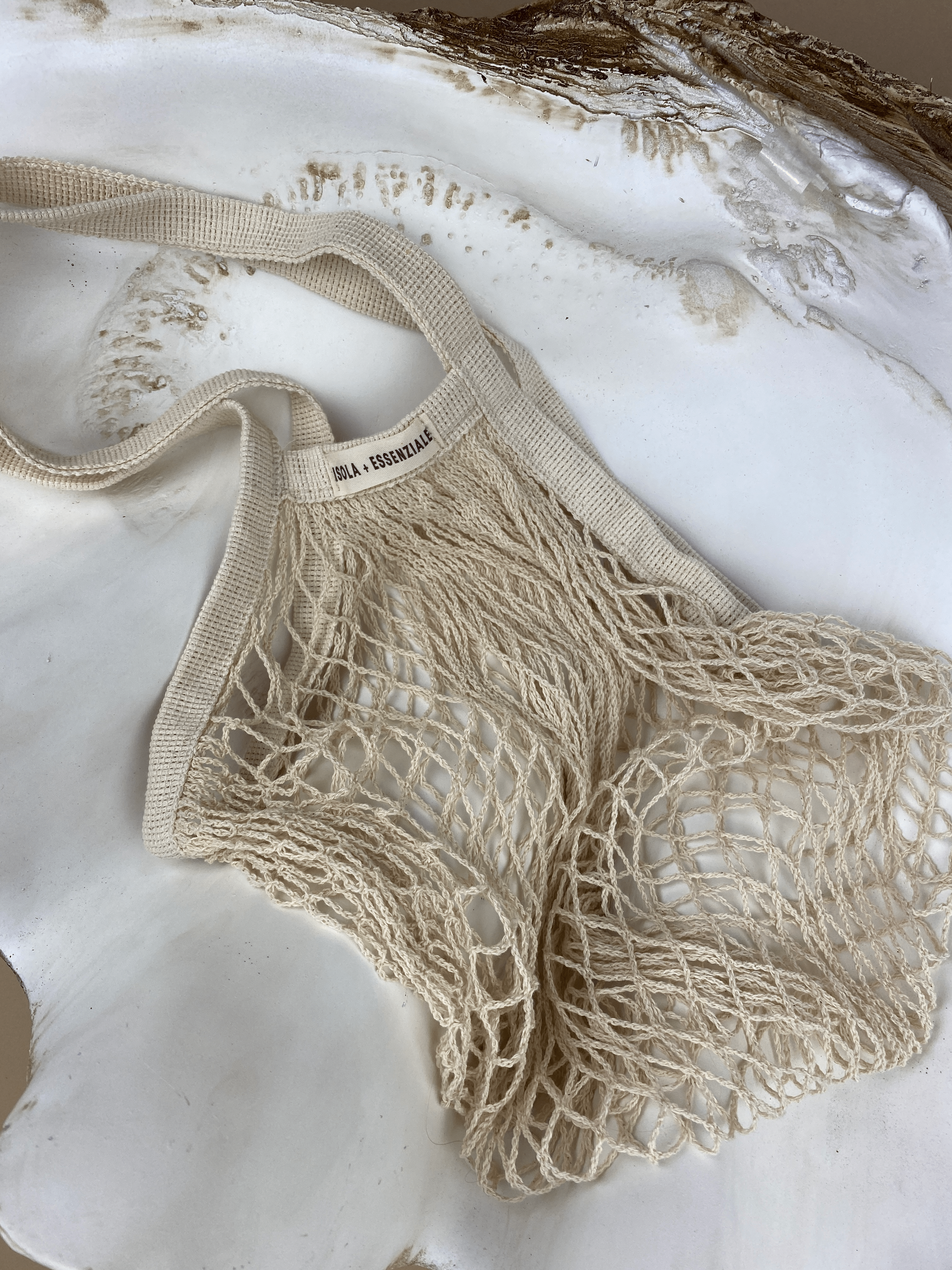 Organic Cotton Mesh Market Bag - MY ISLAND COLLECTIVE