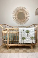 Paradisio Kantha Blanket + Floor Mat | Green
