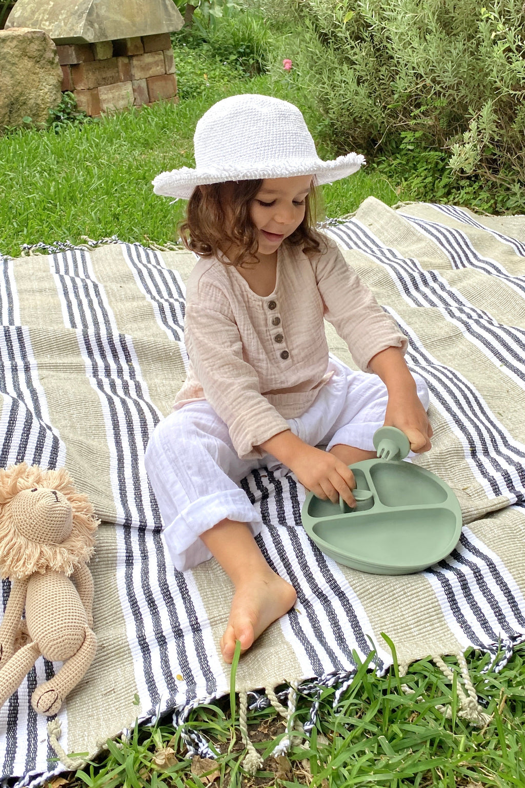 Portofino Lounge Top Porcini - Baby - MY ISLAND COLLECTIVE
