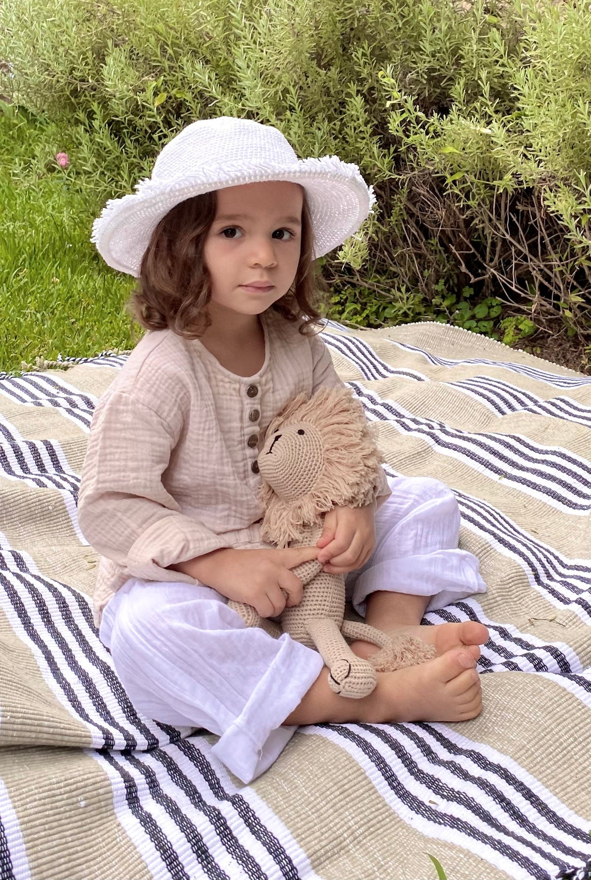 Portofino Lounge Top Porcini - Baby - MY ISLAND COLLECTIVE