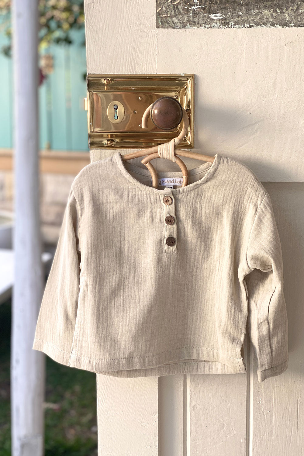 Portofino Lounge Top Stone - Unisex - Baby